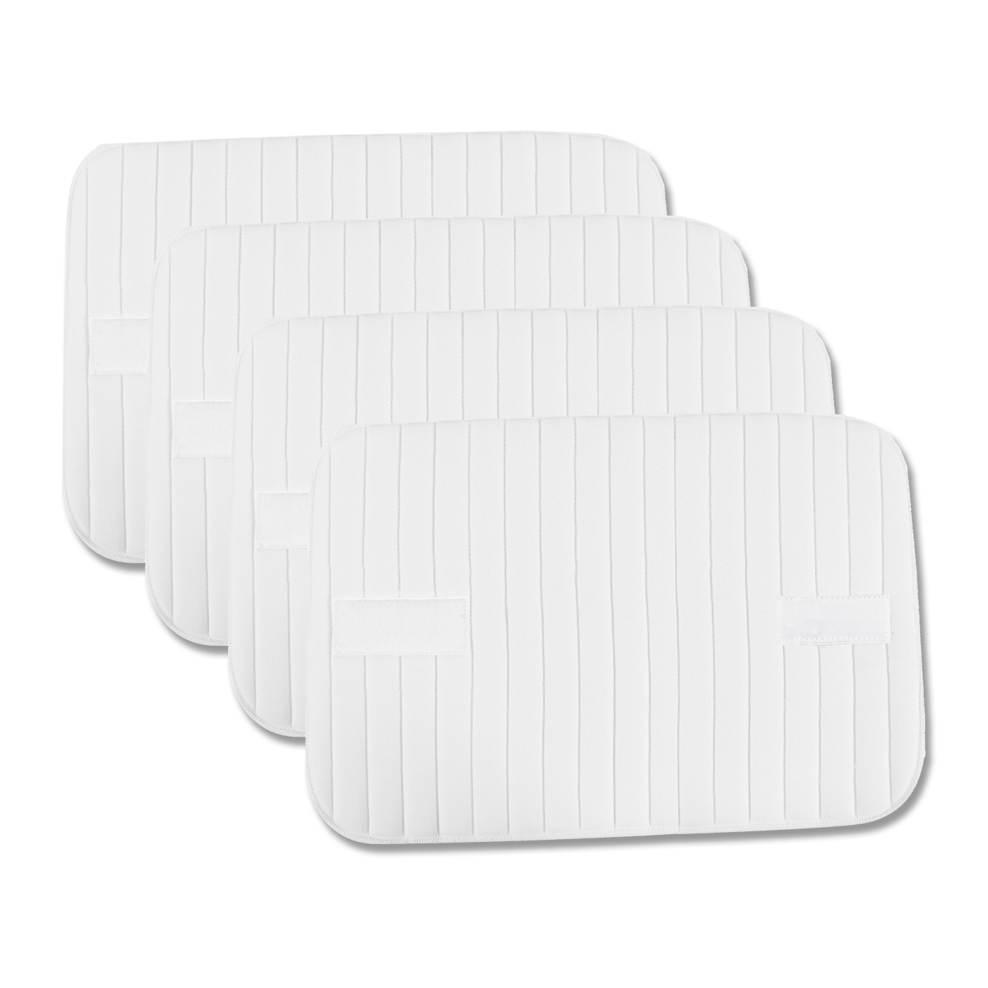 Waldhausen, bandage liners, with ties, 4-pack, white