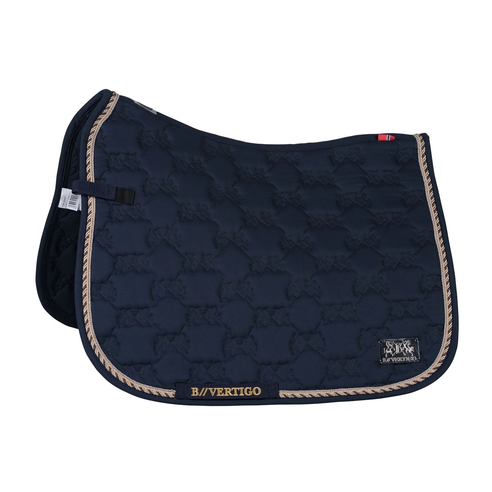 B Vertigo Monaco Díjlovas Nyeregalátét, navy kék