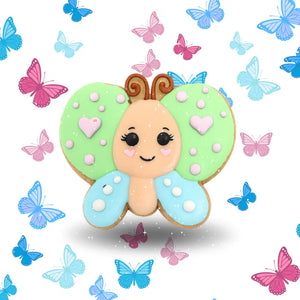 Rainbow World – Iced Cookie BUTTERFLY Limitált kiadású lócsemege