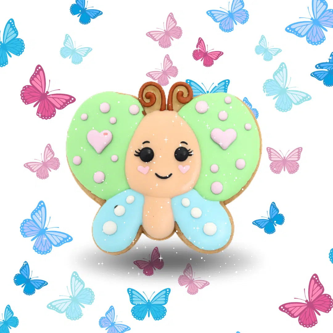 Rainbow World – Iced Cookie BUTTERFLY Limitált kiadású lócsemege