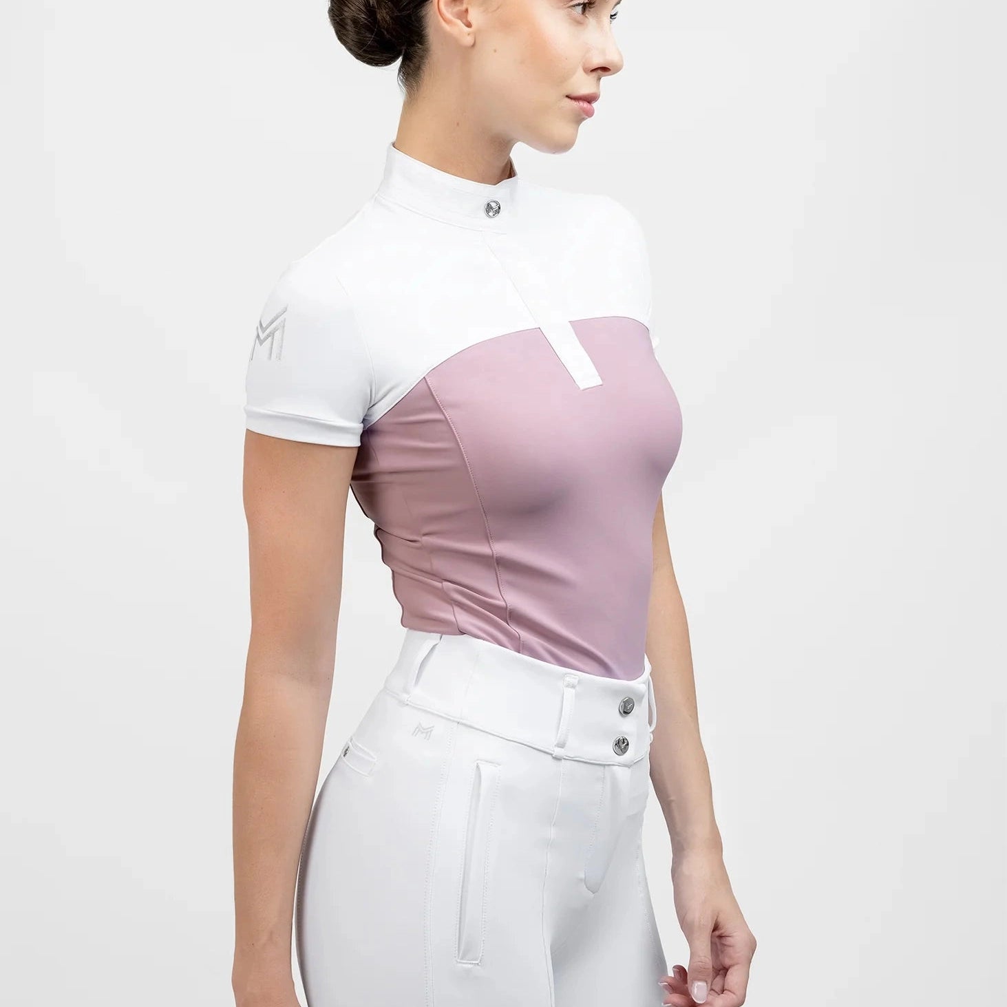 Maximilian Equestrian Era versenying, rövid ujjú ing, mauve