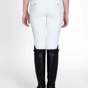 Maximilian Equestrian young rider competition breeches, white