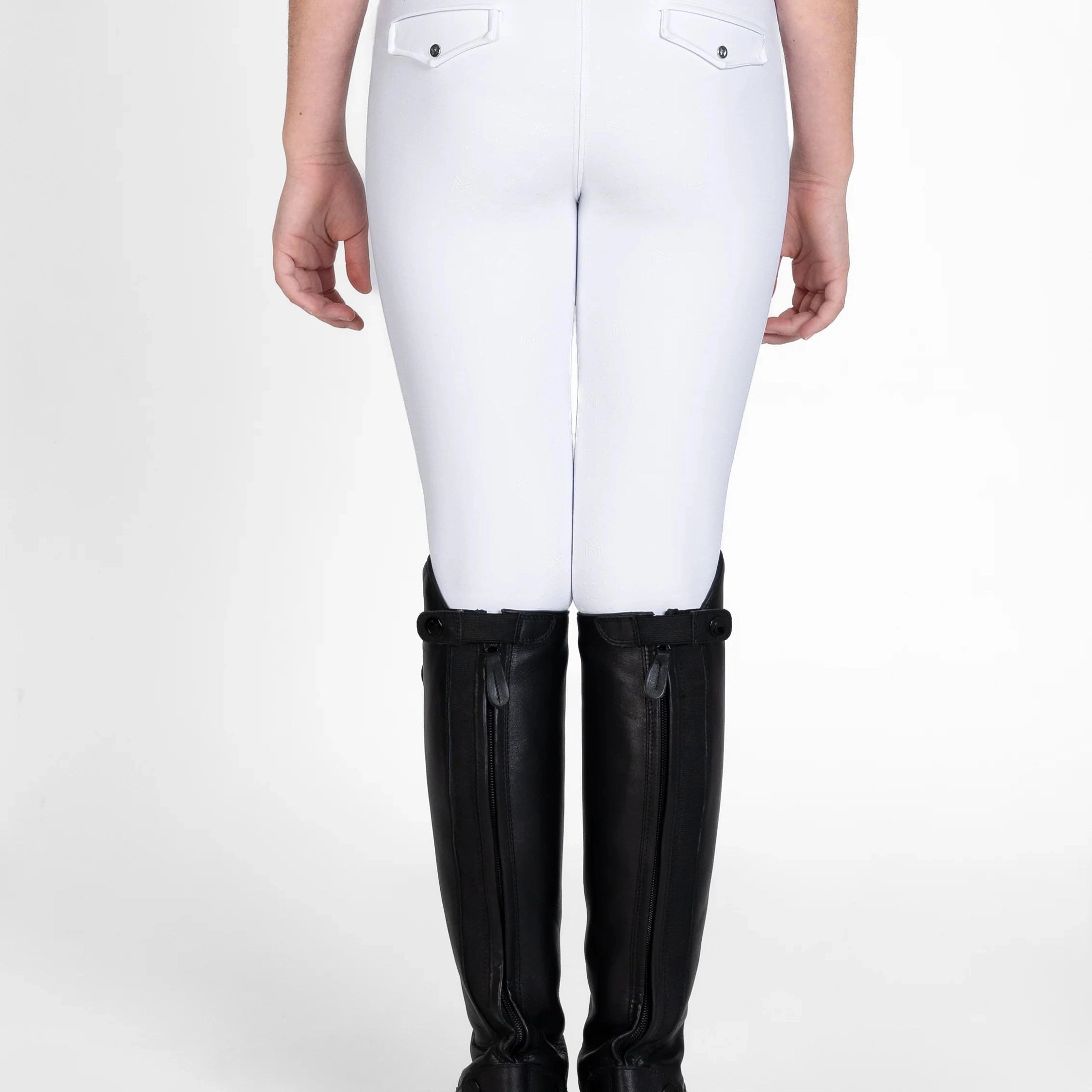 Maximilian Equestrian fiatal versenynadrág, fehér