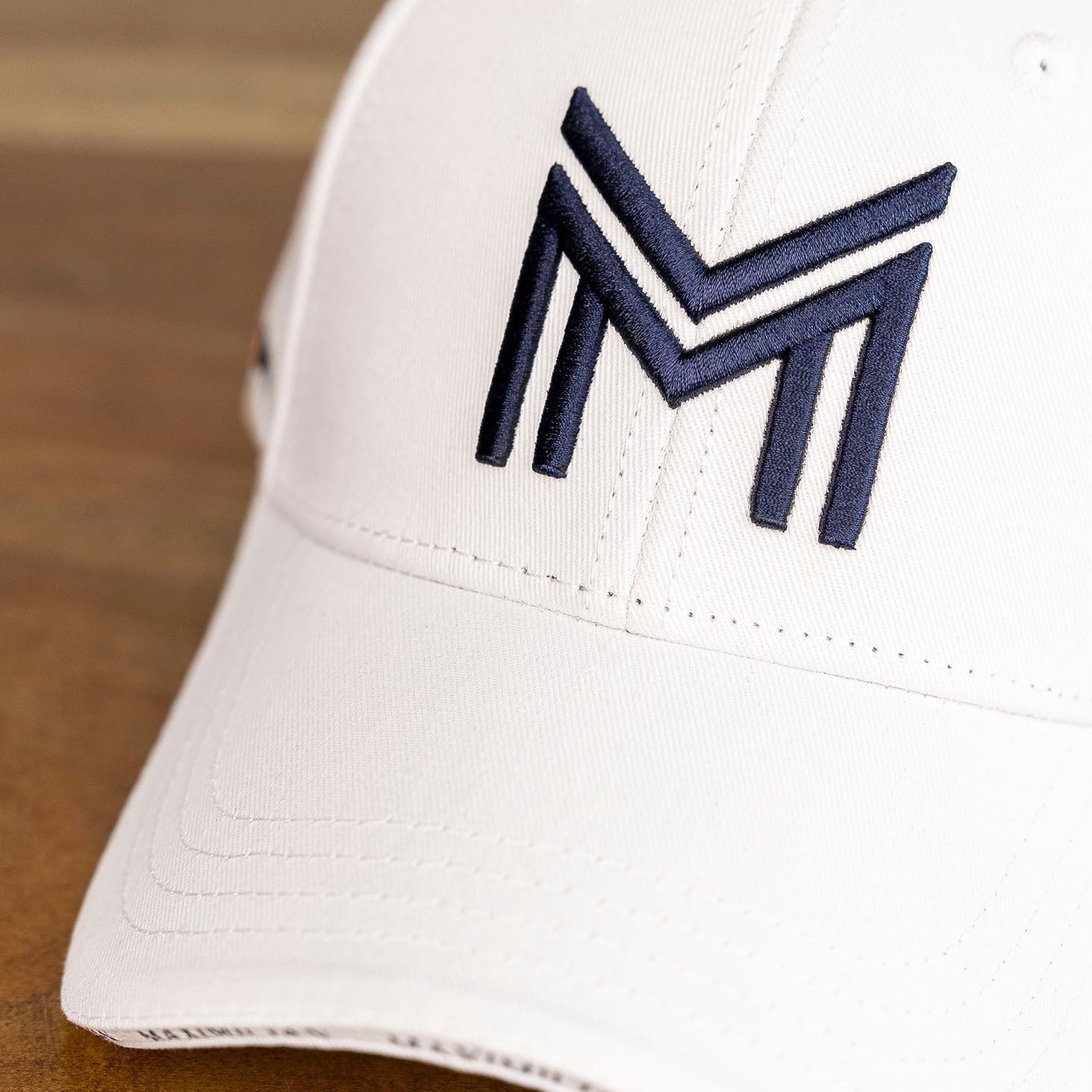 Maximilian Equestrian White-Navy Cap