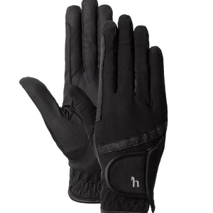 Horze Sabrina Women's Mesh Summer Gloves, Black