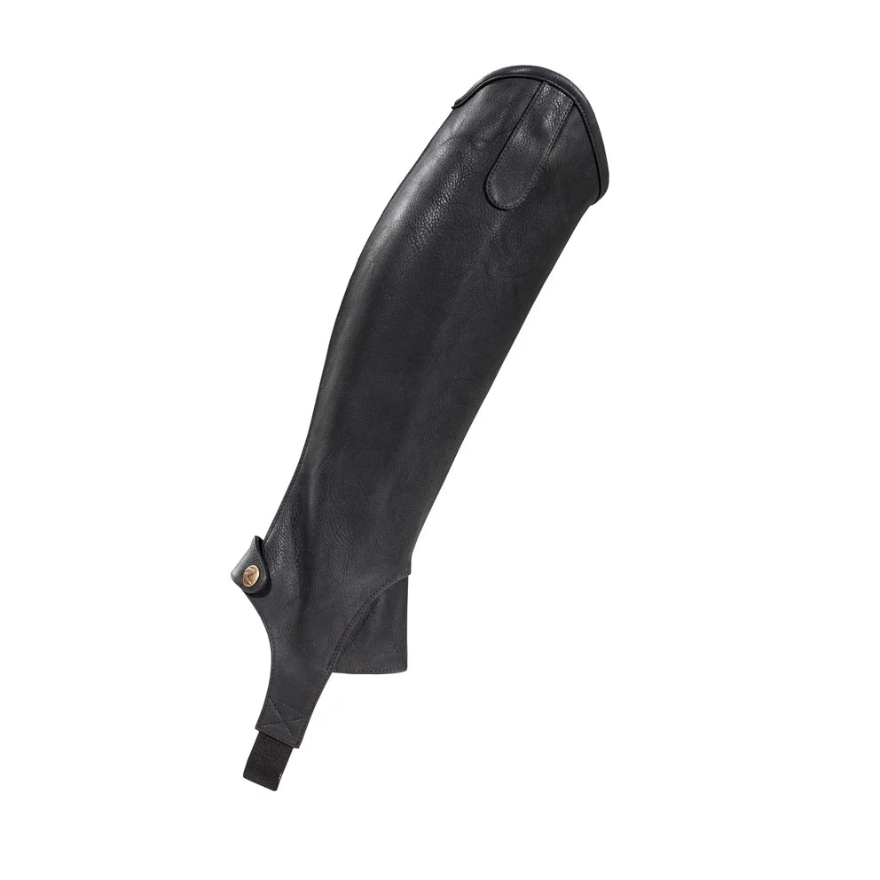 Horze Desta Synthetic Leather Chaps, black