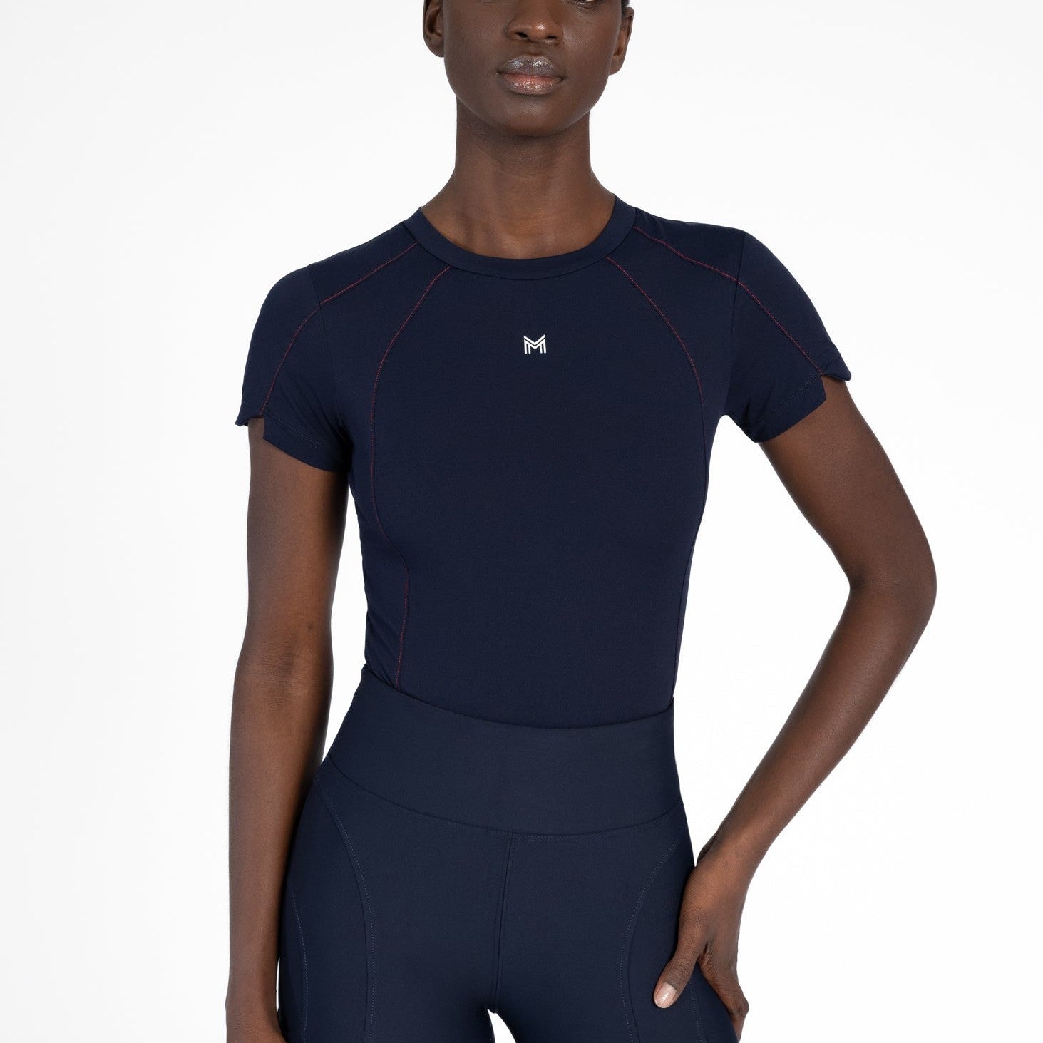 Maximilian Equestrian Kova rövid ujjú póló, Navy
