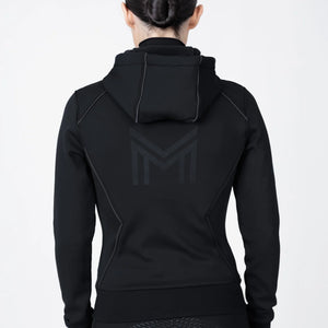 Maximilian Equestrian Artic Zip pulóver, fekete