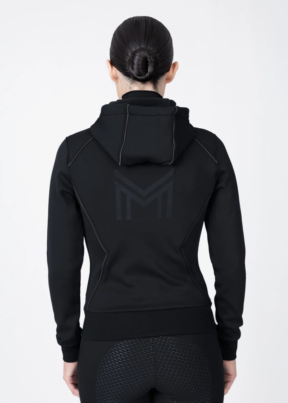 Maximilian Equestrian Artic Zip pulóver, fekete