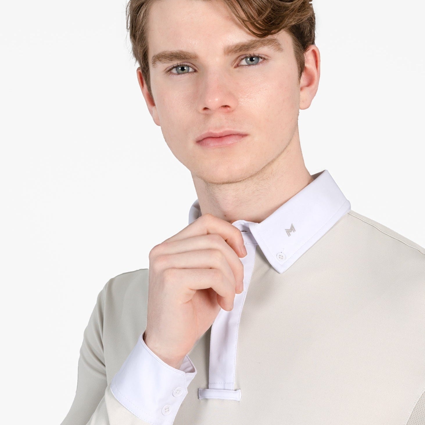 Maximilian Equestrian Focus long-sleeved competition shirt, beige