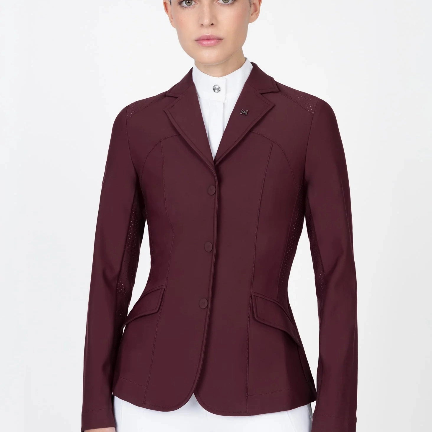 Maximilian Equestrian Aura show jacket, burgundy