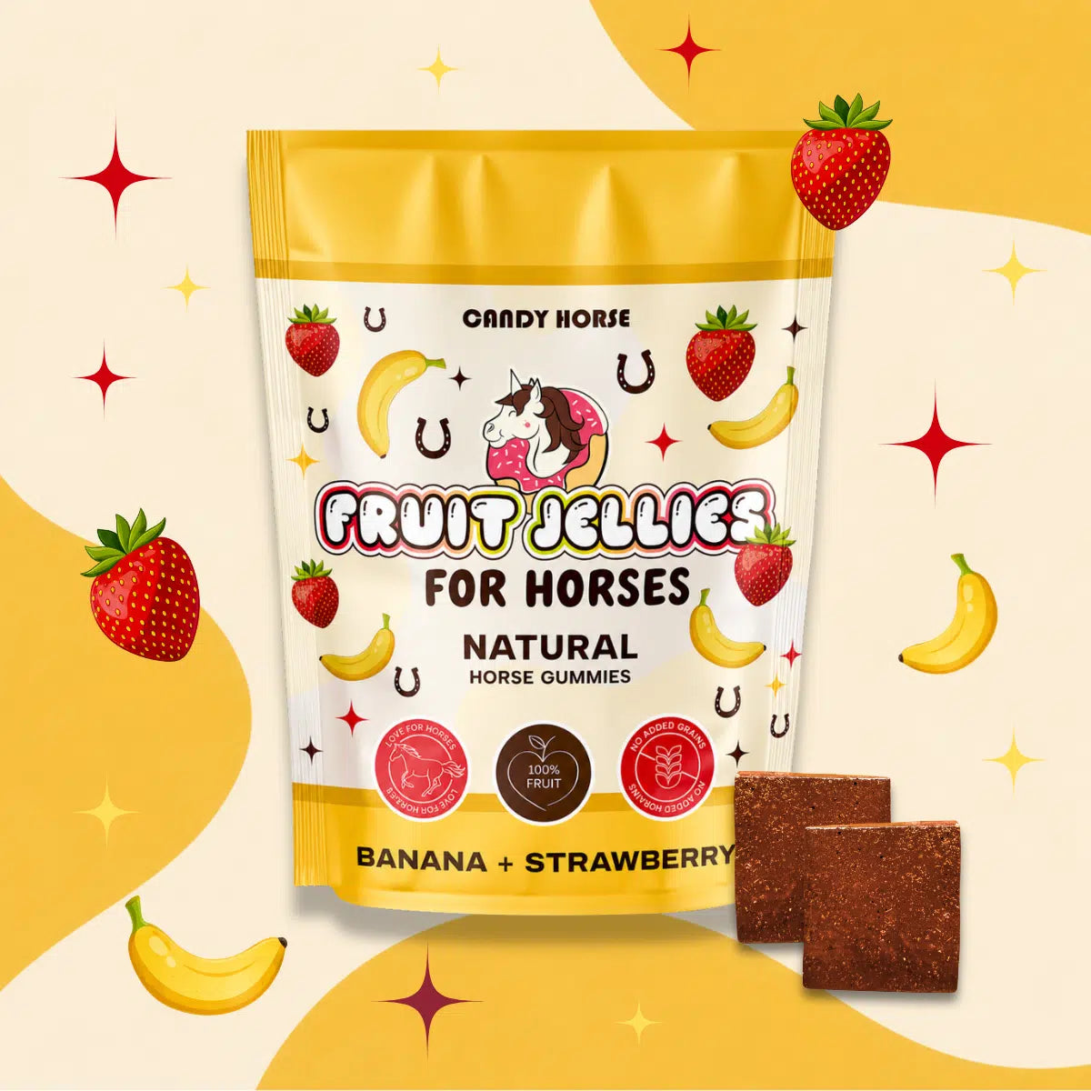 Candy Horse Epres-banános gyümölcszselék