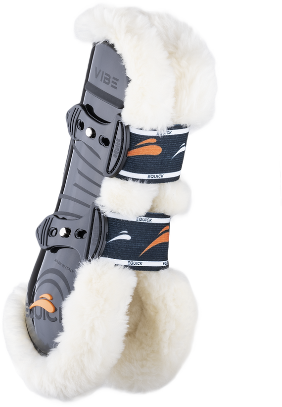 eQuick Vibe Fluffy ínvédő, fekete