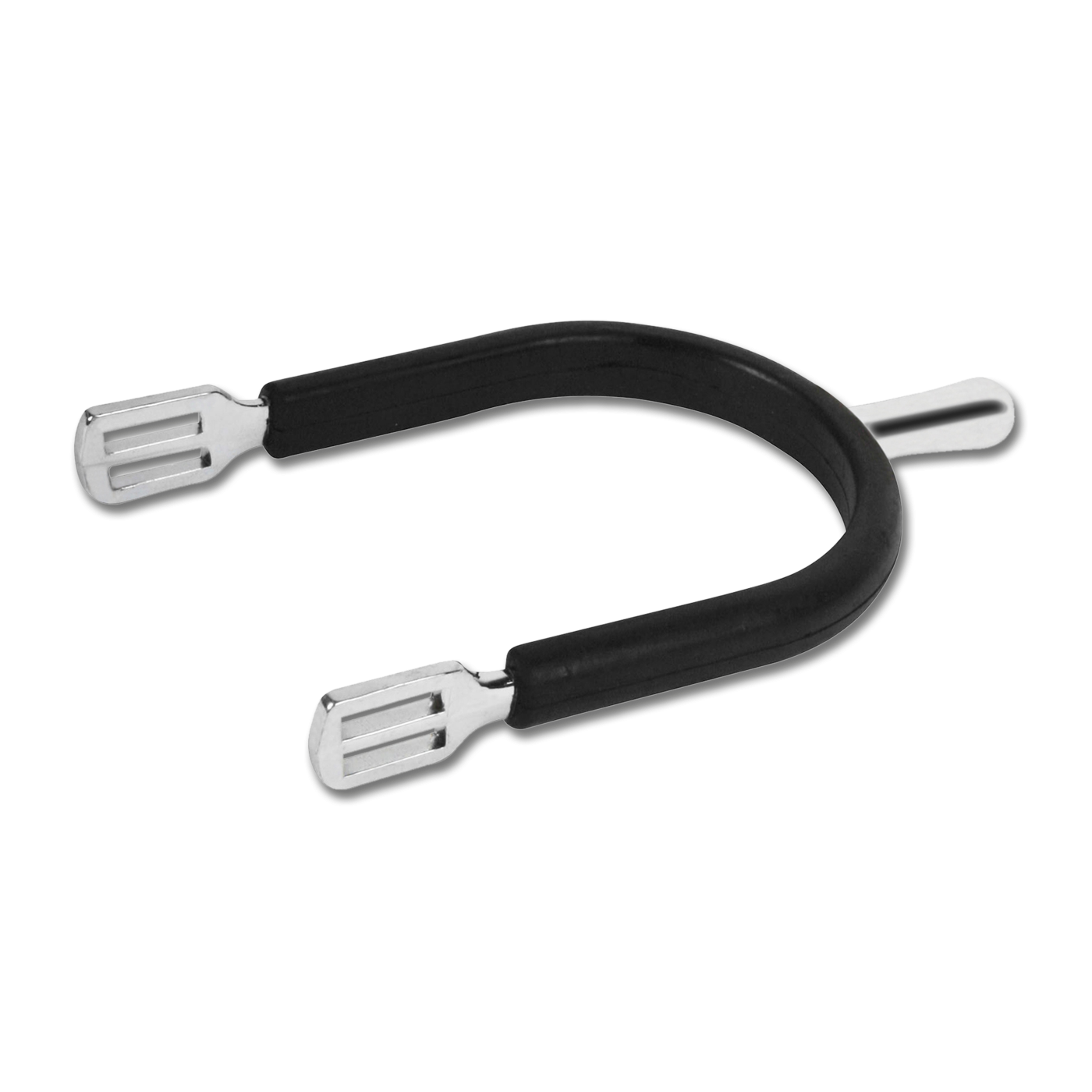 Waldhausen Spur set for men, with spur protector, black 30mm