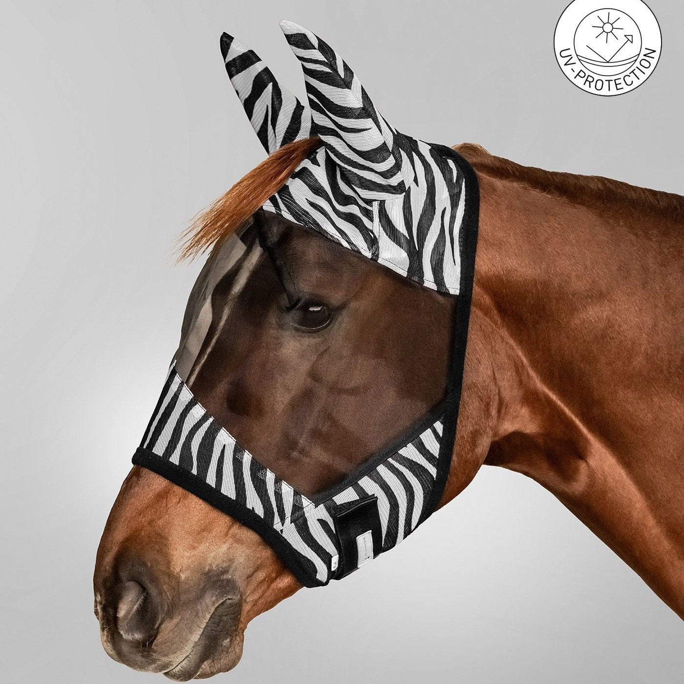 Waldhausen Zebra légymaszk, UV- védelemmel