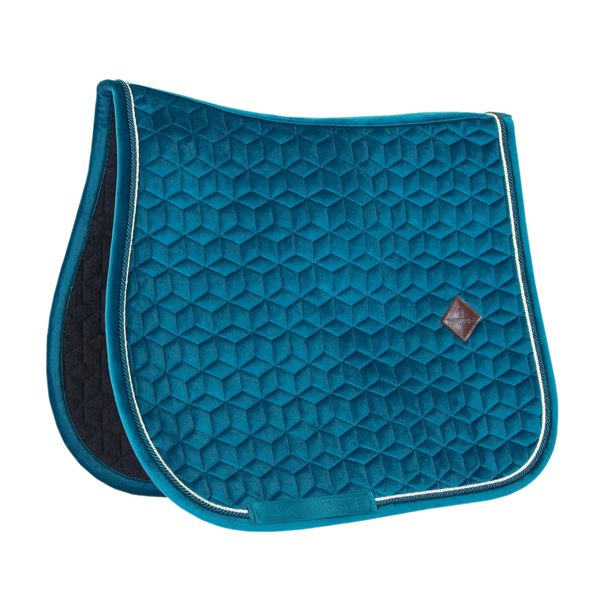 Kentucky Horsewear velvet ugró nyeregalátét, Emerald