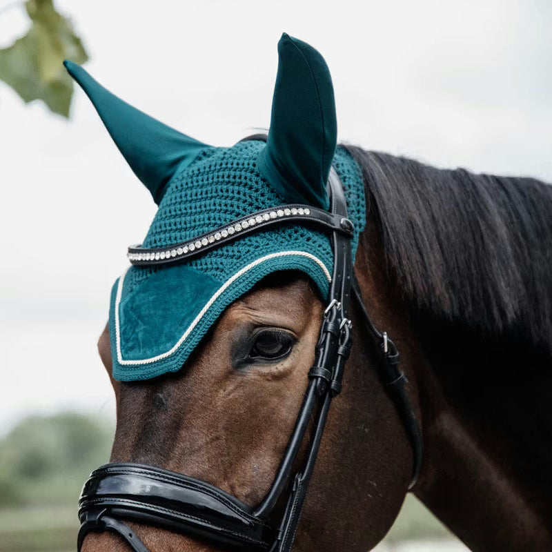 Kentucky Horsewear wellington fülvédő, emerald