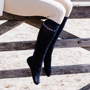 Kentucky Horsewear Glitter Zokni, navy