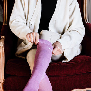 Kentucky Horsewear Glitter Socks, soft rose