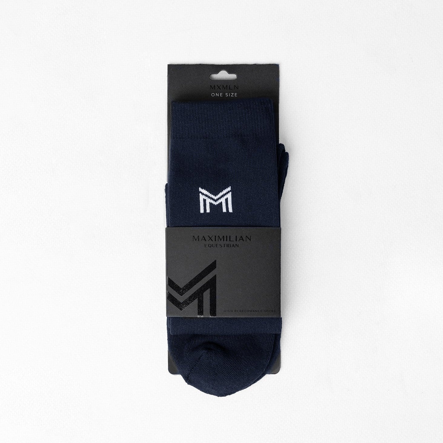 Maximilian Equestrian Flag zokni, navy