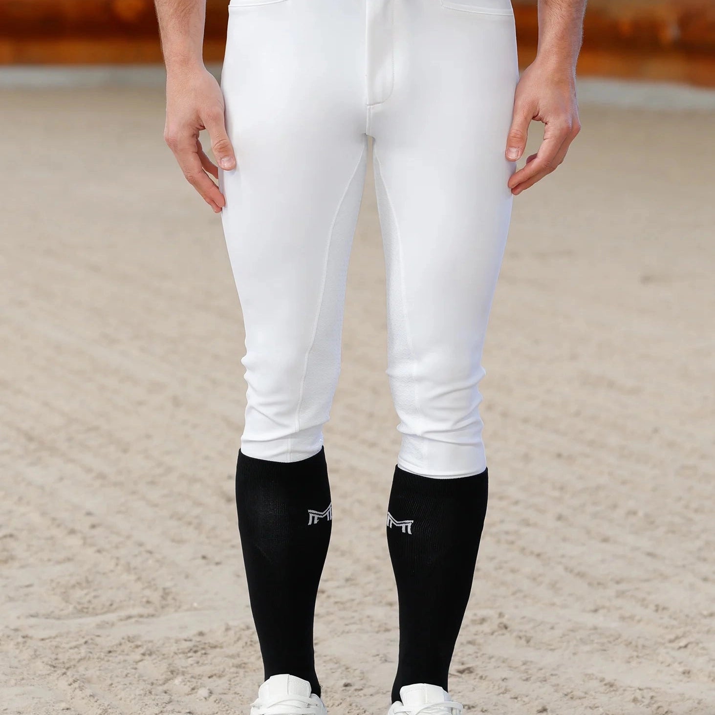 MAximilian Equestrian Performance breeches, white