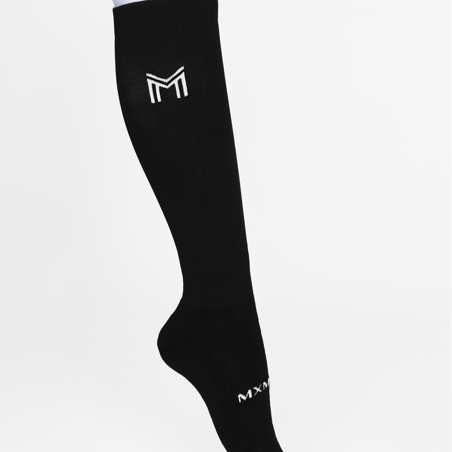 Maximilian Equestrian Flag socks, black