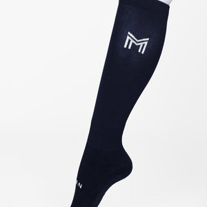 Maximilian Equestrian Flag zokni, navy