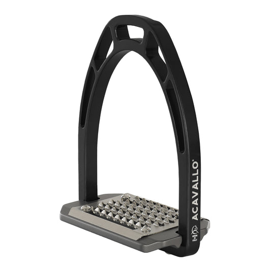 Acavallo Arco Evolution Alupro Stirrups, black