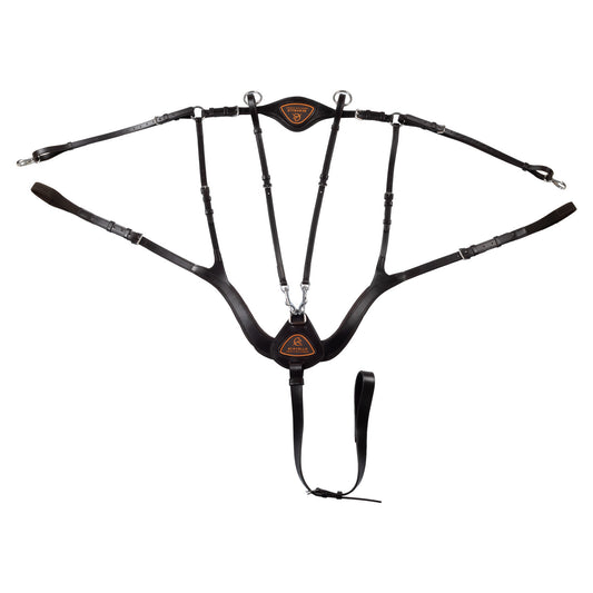 Acavallo 5-point breastplate, brown