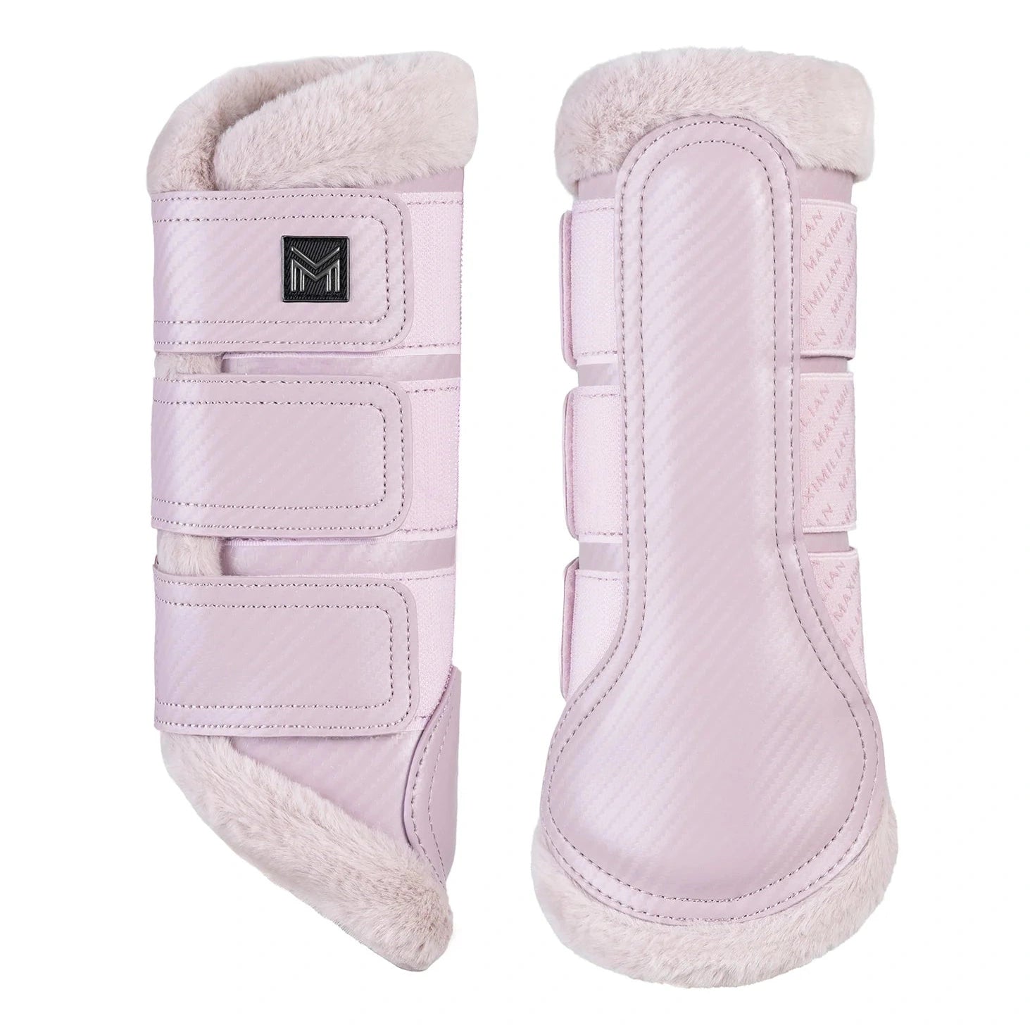 Maximilian Equestrian Drift Brushing Boots, mauve