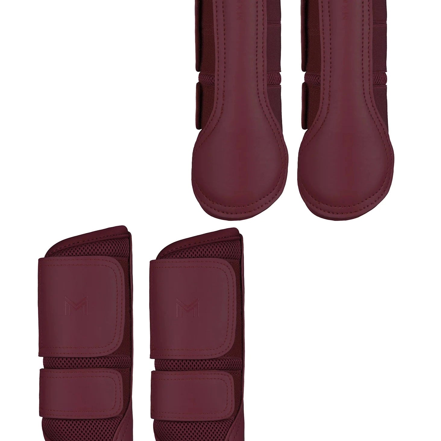 Maximilian Equestrian Ego Brushing boots, burgundy, 4db