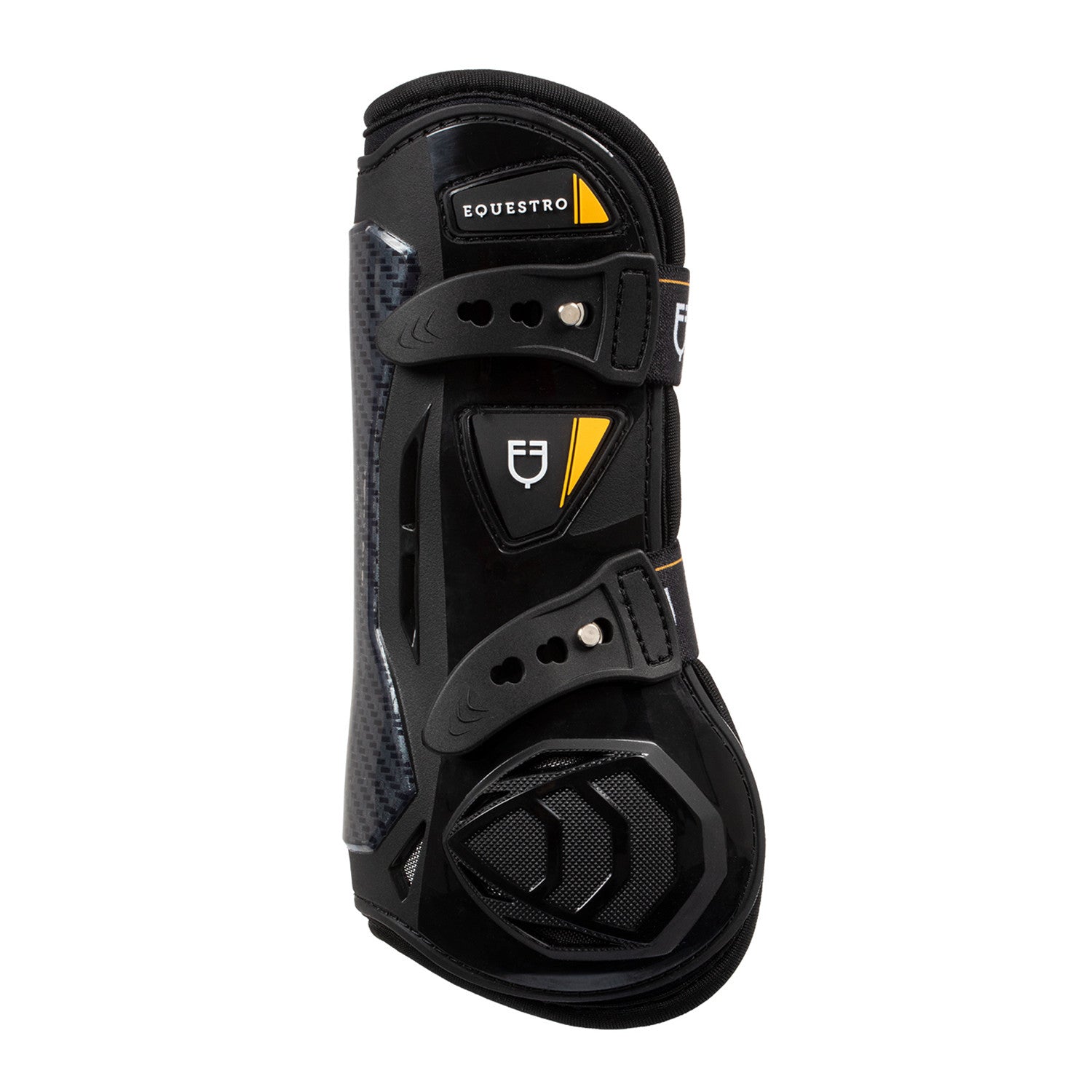 Equestro Neoprene Fetlock Boots with Quick-Release Fasteners, Black