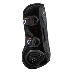 Equestro Neoprene Fetlock Boots with Quick-Release Fasteners, Black
