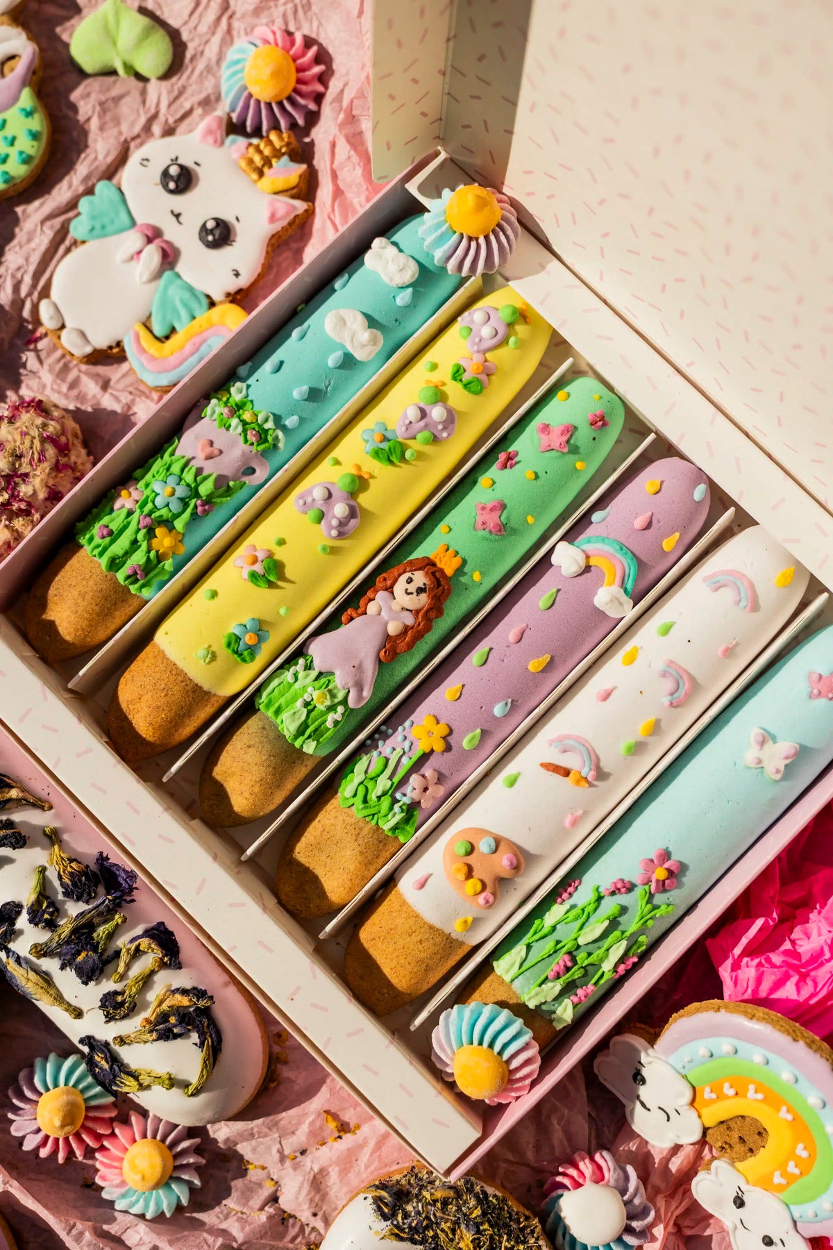 Candy Horse Rainbow World – Iced Sticks, Limitált kiadású lócsemege, 6 db-os szett