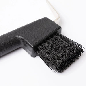 Hoof pick with brush