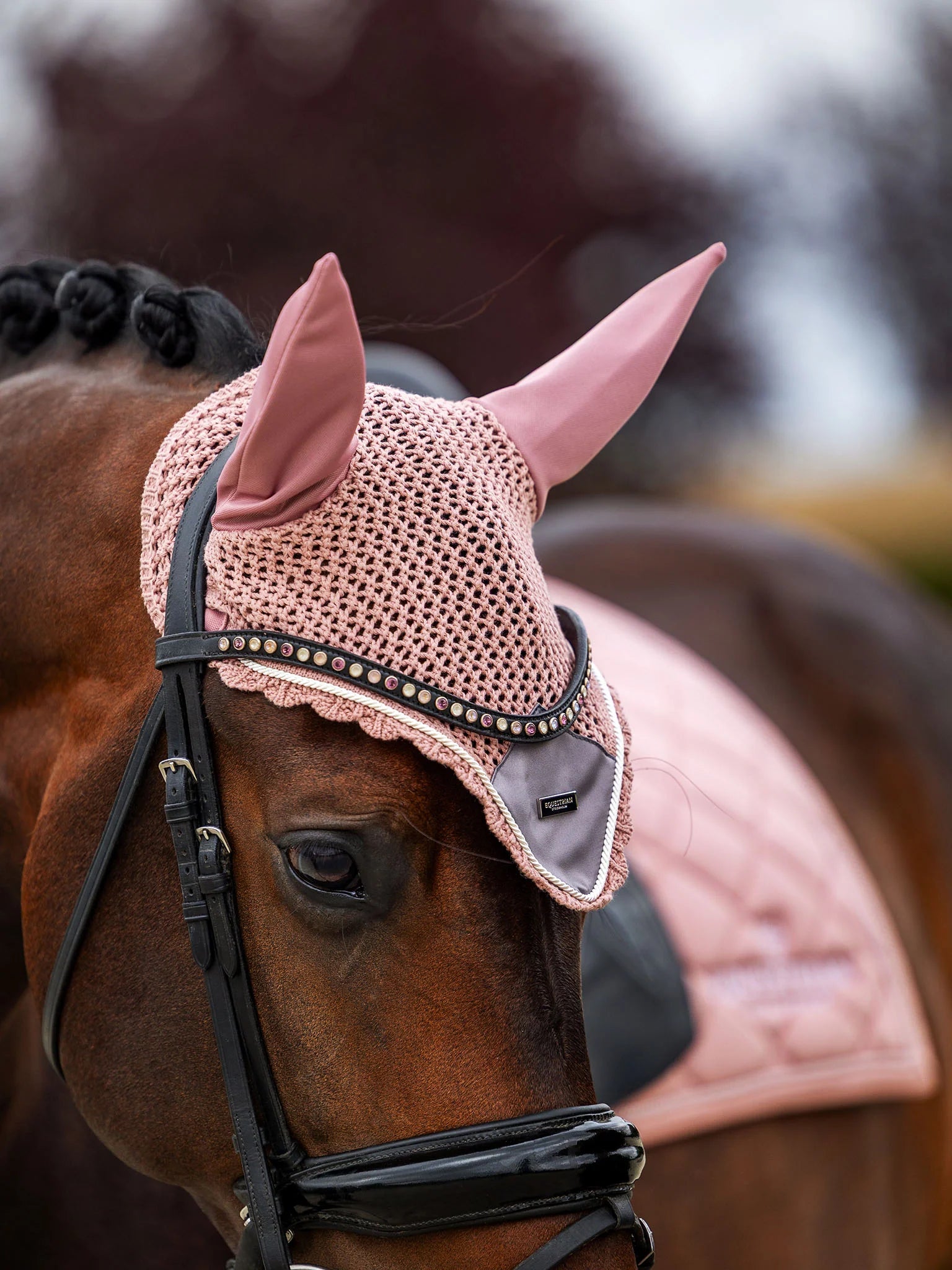 Equestrian Stockholm fülvédő, pink