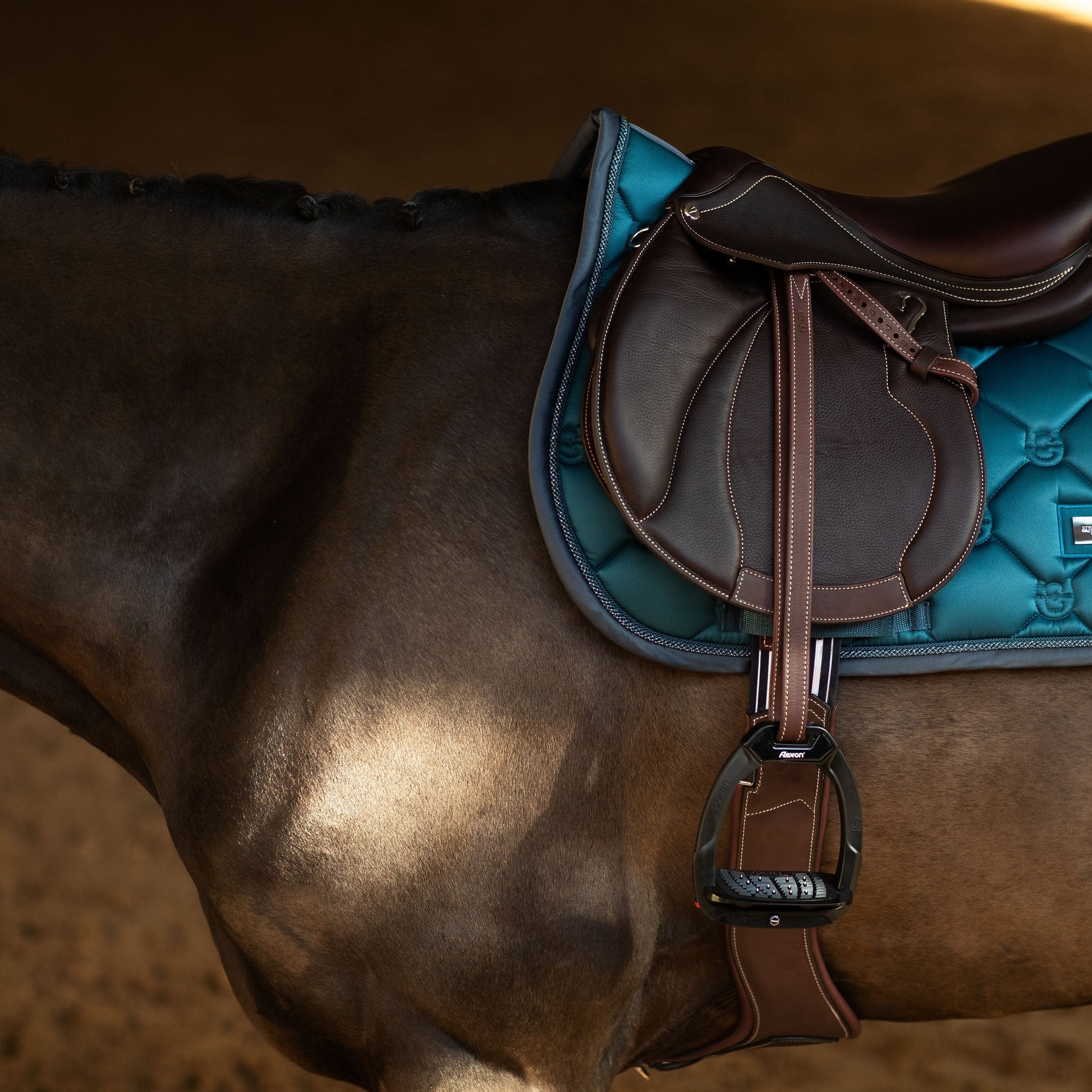 Equestrian Stockholm Teal Blue
