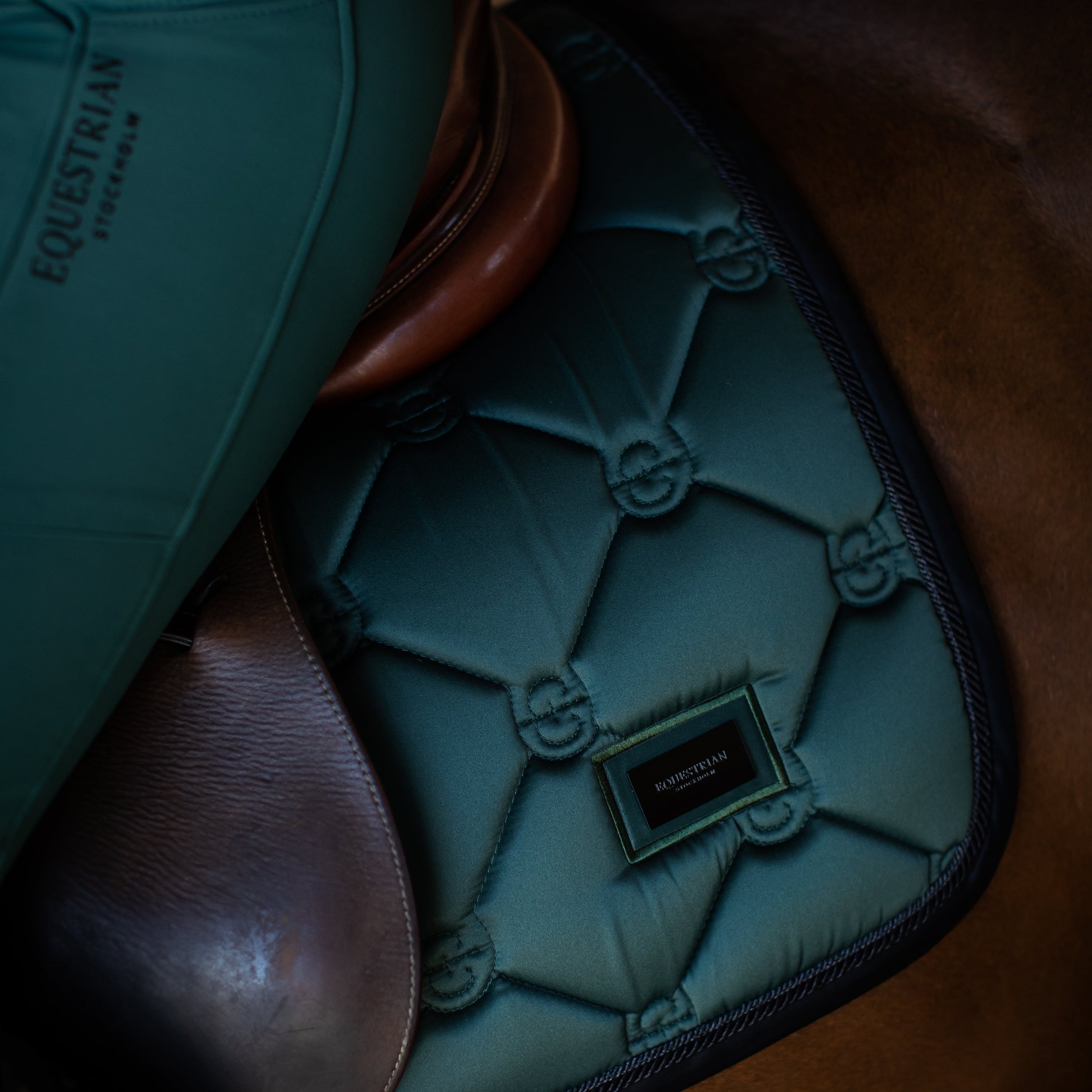 Equestrian Stockholm Sycamore Green Dressage Saddle Pad