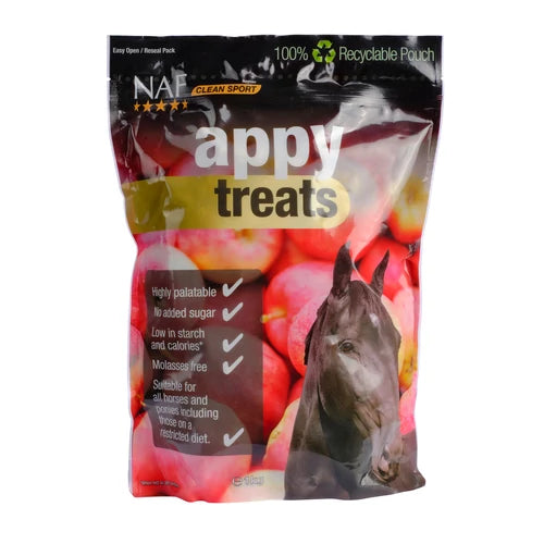 NAF Appy Treats Alma Ízű Jutalomfalat Lovaknak 1kg
