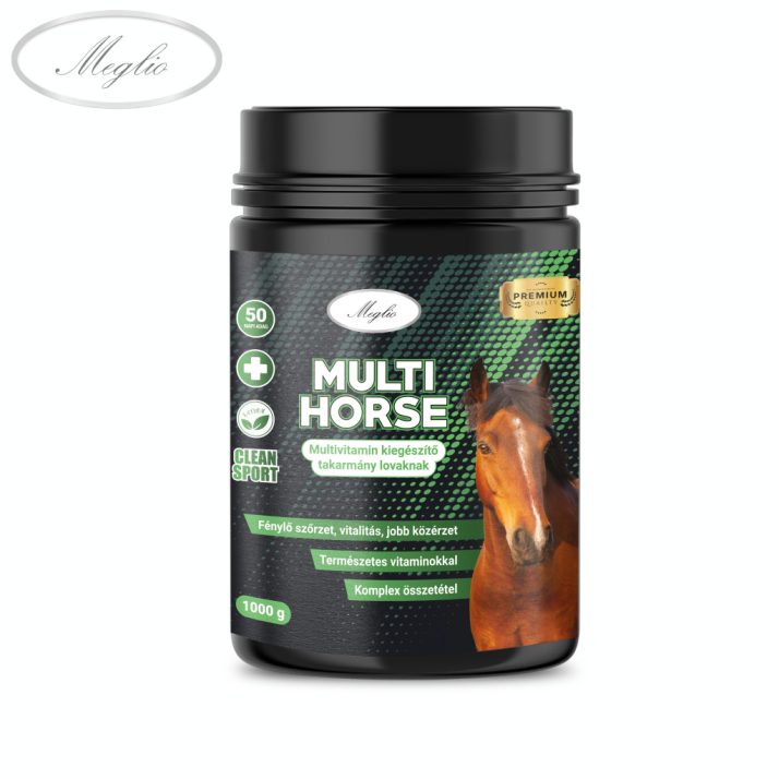 Meglio, Multihorse multivitamin kiegészítő takarmány lovaknak 1000 g