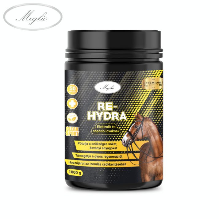 Meglio Re-Hydra elektrolit és sópótló lovaknak 1000 g