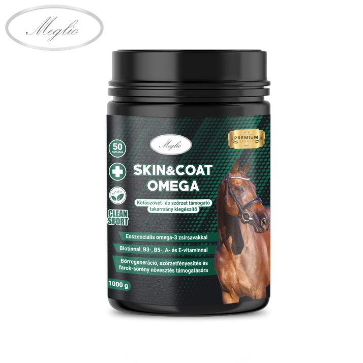 Meglio Skin&Coat Omega kötőszövet- és szőrzet támogató takarmány kiegészítő