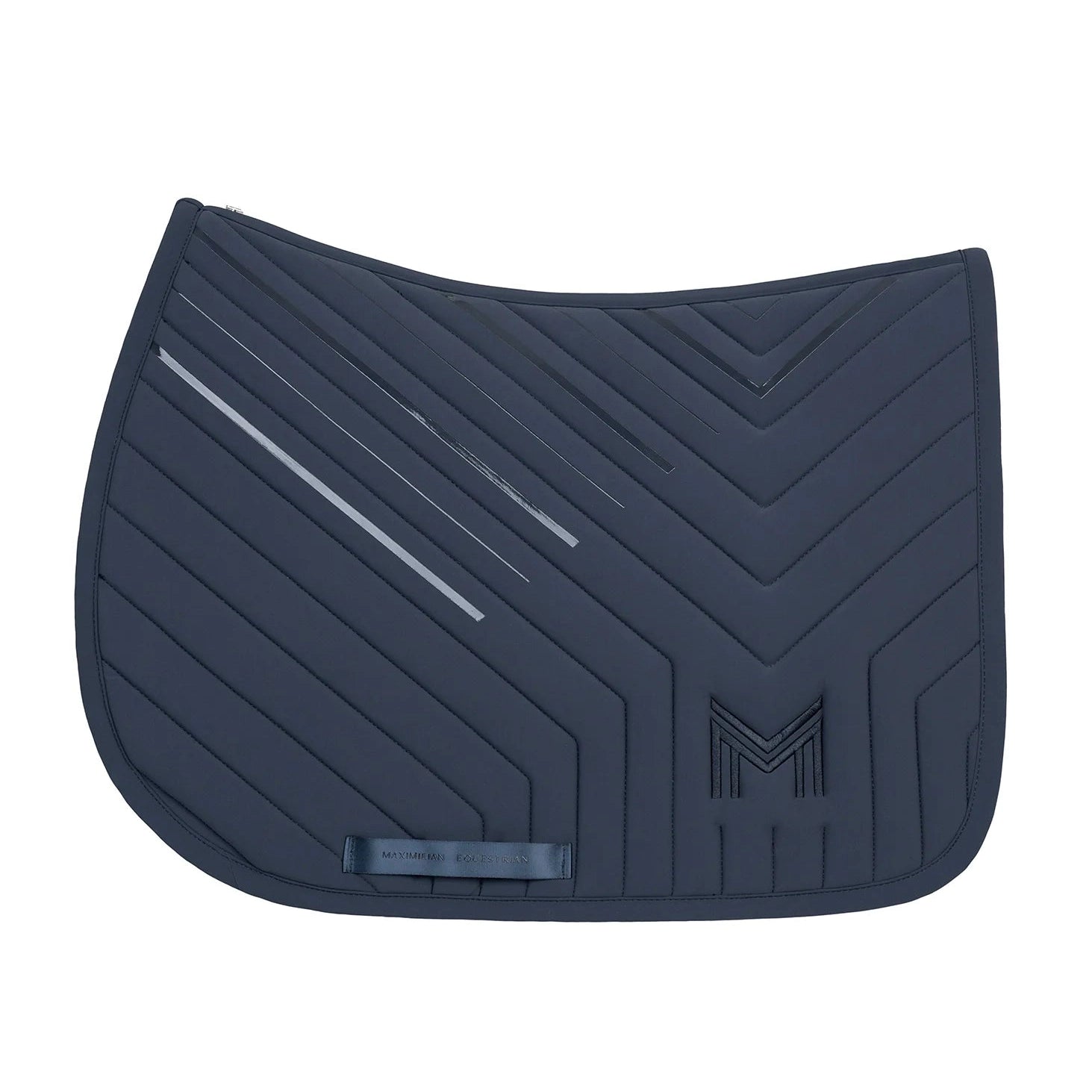 MAximilian Equestrian Delta jumping saddle pad, atlantic