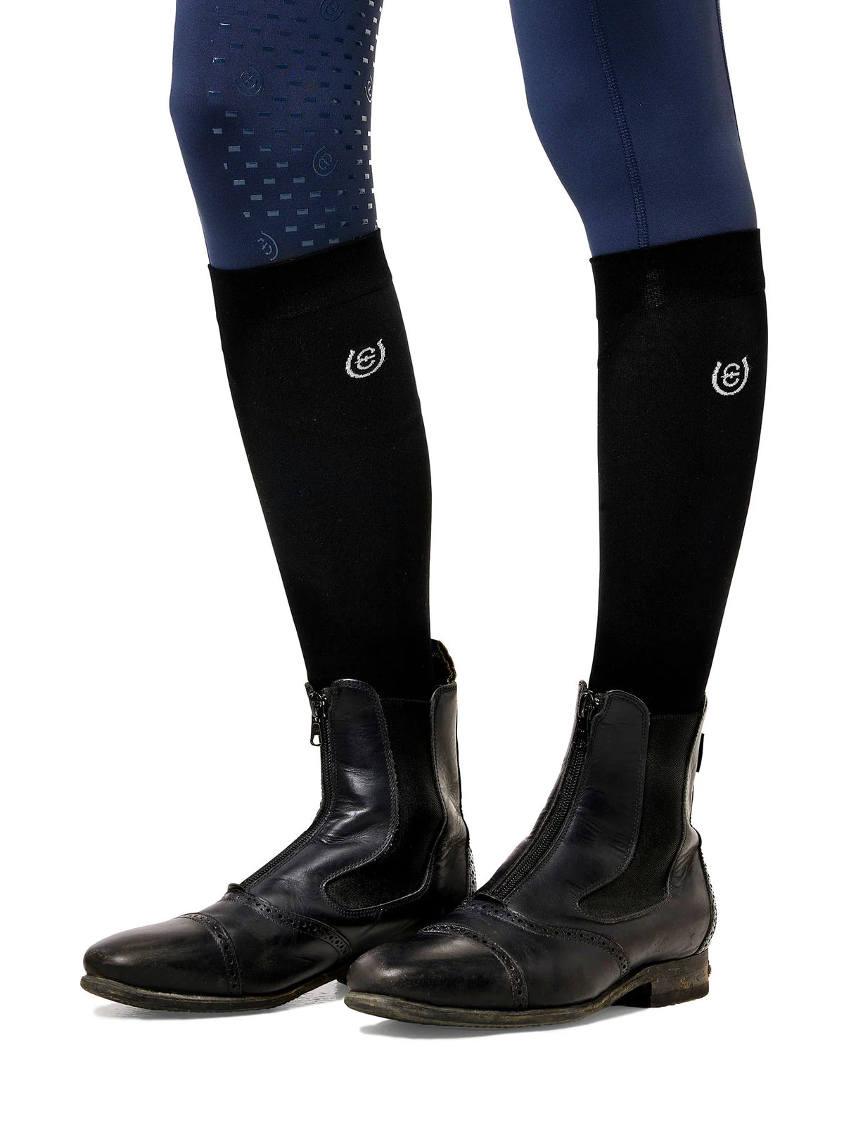 Equestrfian Stockholm ultra light zokni, fekete