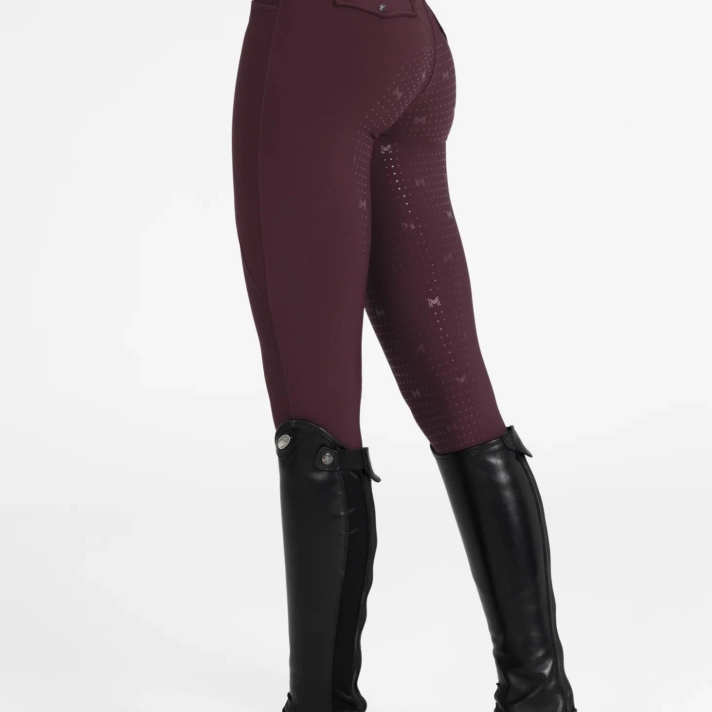 Maximilian Equestrian Pro Riding, burgundy