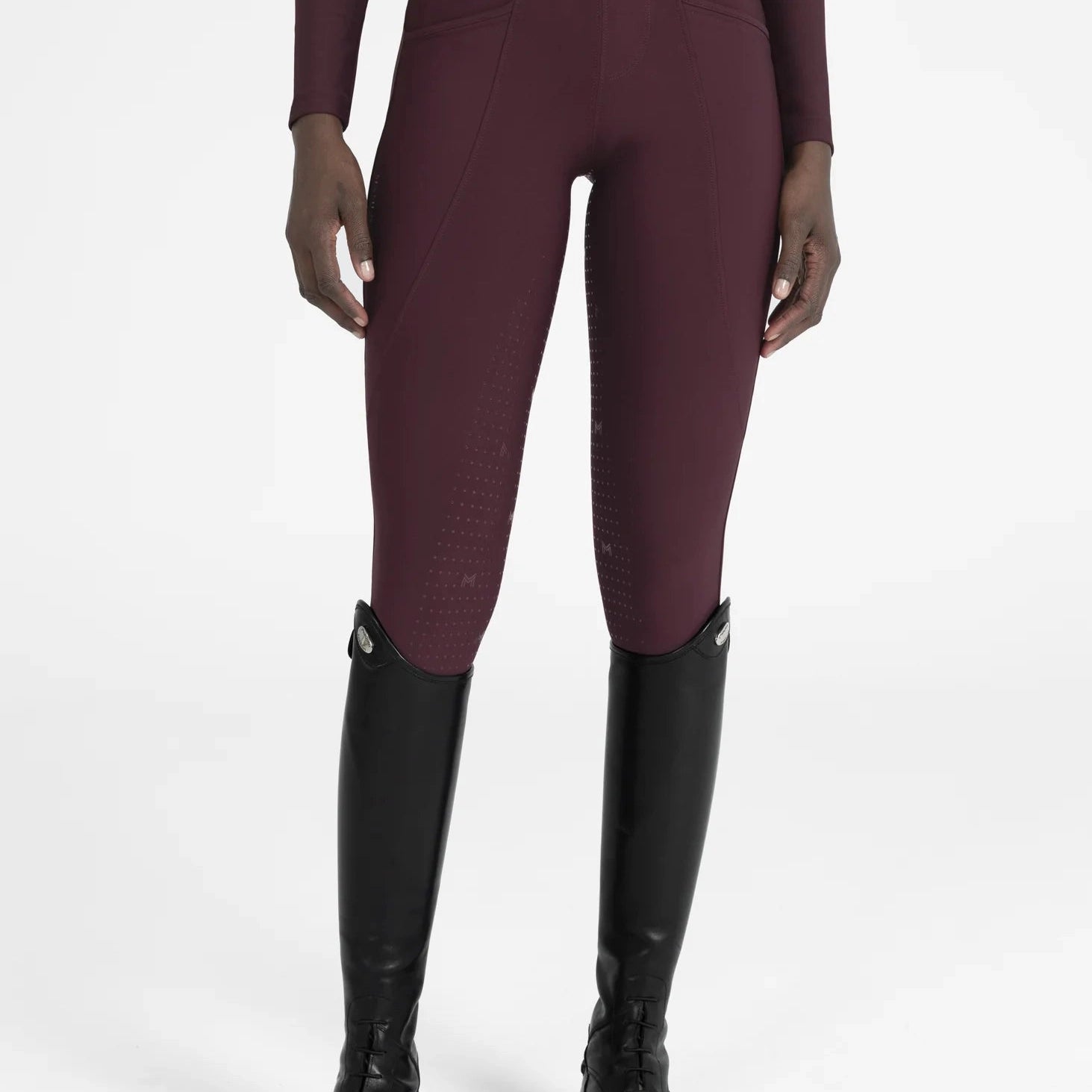 Maximilian Equestrian Pro Riding, burgundy