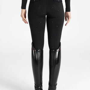 Maximilian Equestrian Winter Pro Riding Leggings, fekete