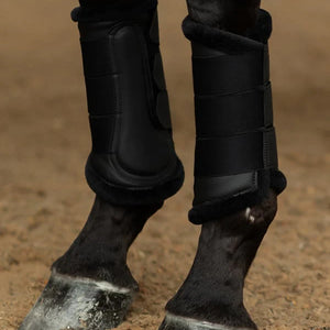 Equestrian Stockholm Brushing boots, fekete