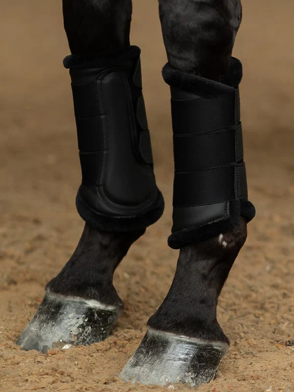 Equestrian Stockholm Brushing boots, fekete