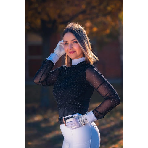 Ella Equestrian Crystal Aura competition riding jacket